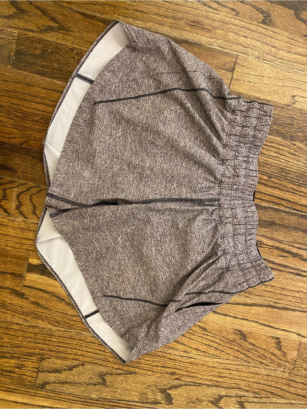 lululemon athletica Women's Heather grey Running Shorts